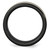 Chisel Ceramic Flat Black with 14k Gold Inlay 8mm Polished Band - CE-C1621AC2-4010