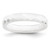 Chisel Ceramic White 4mm Faceted Polished Band - CE-1441C660-5040