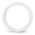 Chisel Ceramic White 4mm Faceted Polished Band - CE-2F5AC322-8723