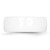 Chisel Ceramic White 8mm Polished Band - CE-56528EE3-1902