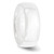 Chisel Ceramic White 8mm Polished Band - CE-C1C18F3D-5163