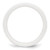 Chisel Ceramic White Faceted 8mm Polished Band - CE-2D30103C-8538