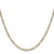 14k 2.3mm Semi-solid with Rhodium Pav‚ Figaro Chain - PW-3D32D048-8084