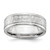 Chisel Cobalt Brushed and Polished Hammered Center 7mm Band - CC-EAAFDADB-7251
