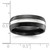 Chisel Cobalt Polished Black IP-plated 8mm Band - CC-3532AE55-9346