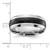 Chisel Cobalt Polished with Hammered Black IP-plated Center 8mm Band - CC-3022A438-7005