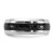 Chisel Cobalt Polished with Hammered Black IP-plated Center 8mm Band - CC-FF35F7BC-4505