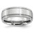 Chisel Cobalt Satin and Polished Ridged Edge 8mm Band - CC-F22C62E5-4987
