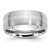 Chisel Cobalt Sterling Silver Inlay Satin 8mm Band - CC-36201E00-9927