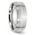 Chisel Cobalt Sterling Silver Inlay Satin 8mm Band - CC-FE006ED1-4719