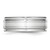 Chisel Cobalt Sterling Silver Inlay Satin and Polished 8mm Band - CC-1B1BF5CE-1350