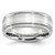 Chisel Cobalt Sterling Silver Inlay Satin and Polished 8mm Band - CC-BD89C99F-7832
