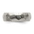 Chisel Damascus Steel Polished Faceted 7mm Band - SR-1F0E4BAB-6390