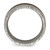 Chisel Damascus Steel Polished with Ebony Wood Inlay 8mm Band - SR-AE126F0E-2467
