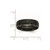 Chisel Stainless Steel 6mm Black IP-plated Brushed Center with Polished Edges Band - SR-DB3D51E9-9703