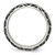 Chisel Stainless Steel Antiqued and Polished Swirl Design 7mm Band - SR-0228E74D-7951