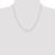 14K 20 inch .8mm Diamond-cut Cable with Lobster Clasp Chain