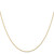 14K 20 inch .8mm Diamond-cut Parisian Wheat with Lobster Clasp Chain