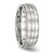 Chisel Stainless Steel Brushed and Polished 6.5mm Grooved Band - SR-E624E3DE-7431