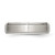 Chisel Stainless Steel Brushed and Polished 6mm Grooved Edge Band - SR-26B40CCE-6836