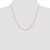 14K 20 inch .9mm Diamond-cut Round Open Link Cable with Lobster Clasp Chain