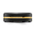 Chisel Stainless Steel Brushed and Polished Black and Yellow IP-plated 8mm Band - SR-5CA9AD19-6648