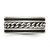 Chisel Stainless Steel Brushed and Polished Black IP-plated Chain Inlay 10mm Band - SR-6A99A57D-2464