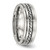 Chisel Stainless Steel Brushed and Polished Braided 7mm Band - SR-739F4FB0-1979