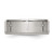 Chisel Stainless Steel Brushed and Polished Cross 8mm Ridged Edge Band - SR-DEBE4AAD-3419