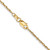 14K 20 inch 1.3 Heavy Baby Rope with Lobster Clasp Chain