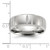 Chisel Stainless Steel Brushed and Polished Grooved 8mm Band - SR-3374472B-1077