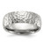 Chisel Stainless Steel Brushed and Polished Hammered 7.5mm Band - SR-55420501-5856