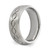 Chisel Stainless Steel Brushed and Polished Scroll Design 8mm Ridged Edge Band - SR-FB245DDD-1524