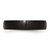 Chisel Stainless Steel Brushed Black IP-plated 5mm Band - SR-640ADD13-2552