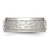 Chisel Stainless Steel Brushed Polished and Hammered 8mm Beveled Edge Band - SR-B165FCD9-5782