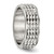 Chisel Stainless Steel Polished 8mm Studded Band - SR-06B42ED0-8926