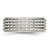 Chisel Stainless Steel Polished 8mm Studded Band - SR-A6A00742-4302