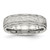 Chisel Stainless Steel Polished and Hammered 6mm Grooved Band - SR-7188B536-1498