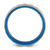 Chisel Stainless Steel Polished and Sand-blasted Faceted Blue IP-plated 8mm Band - SR-D418F246-4119