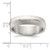 Chisel Stainless Steel Polished and Textured 6mm Band - SR-A78501F8-9577