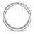 Chisel Stainless Steel Polished and Textured 7mm Grooved Band - SR-B34F26E9-8234