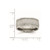 Chisel Stainless Steel Polished and Textured 9mm Rounded Edge Band - SR-62798EDB-1159