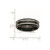 Chisel Stainless Steel Polished Black IP-plated 7mm Grooved Band - SR-29BF6EE0-3819