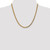 14K 20 inch 3.7mm Semi-Solid Franco with Fancy Lobster Clasp Chain