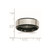Chisel Stainless Steel Polished Black IP-plated with Brushed Center 8mm Beveled Edge Band - SR-20605277-3298