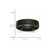 Chisel Stainless Steel Polished Brushed Center Black IP-plated 6mm Beveled Edge Band - SR-CA56CCA2-5822