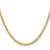 14K 20 inch 3mm Semi Solid Diamond-cut Rope with Lobster Clasp Chain
