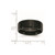 Chisel Stainless Steel Polished Brushed Center Black IP-plated 8mm Beveled Edge Band - SR-623787A8-6965