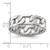 Chisel Stainless Steel Polished Chain Style 7mm Band - SR-969D204E-6414