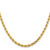 14K 20 inch 4.25mm Diamond-cut Rope with Lobster Clasp Chain